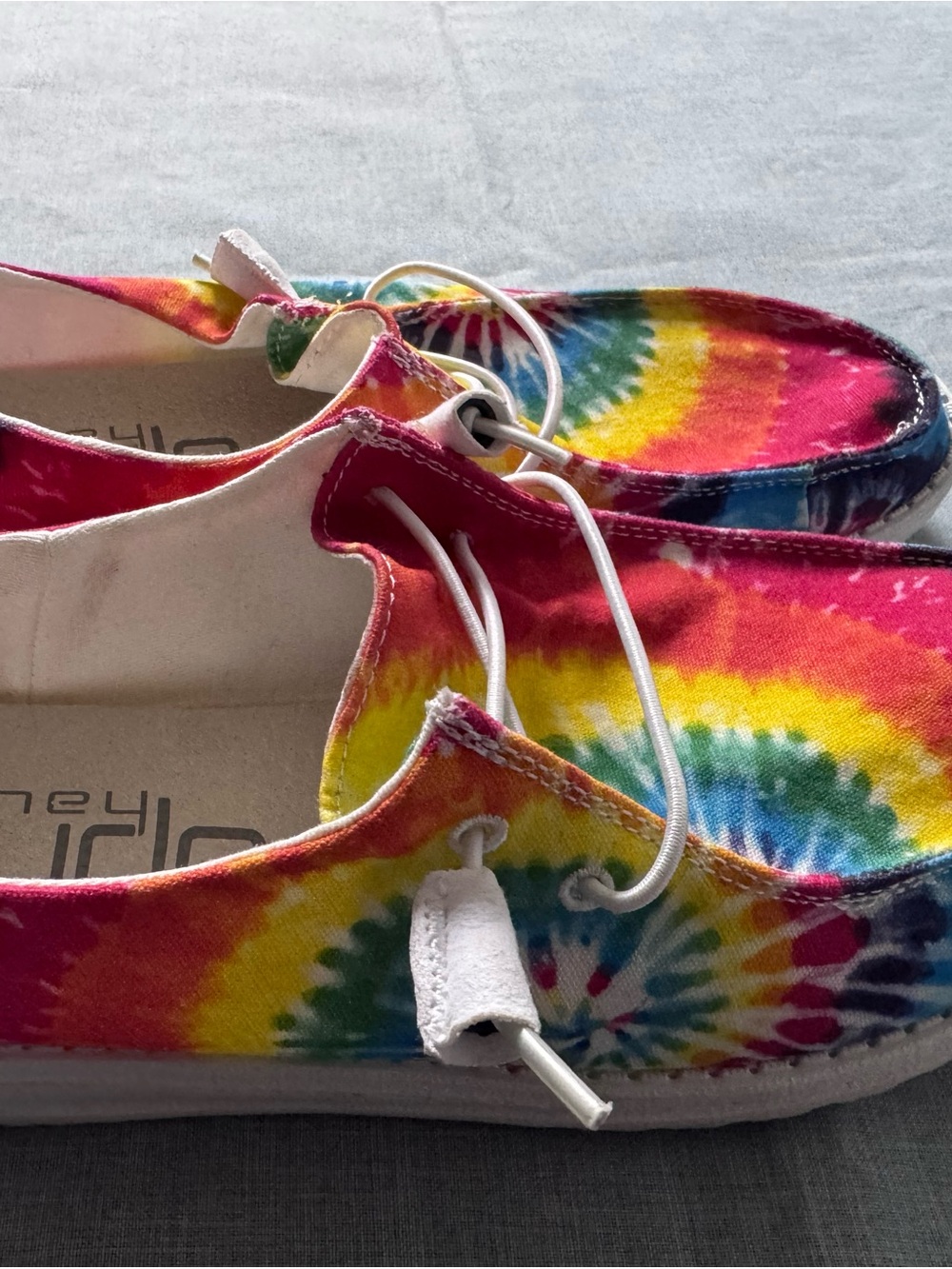 ✨ NWOT Hey Dude Wendy Mandala Tie Dye Loafers ✨  rainbow